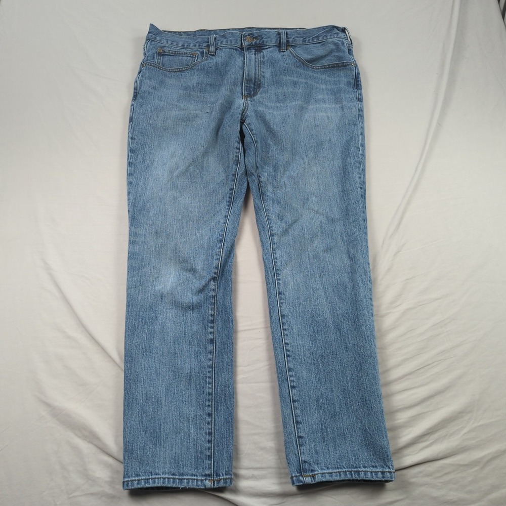 Brooks Brothers Jeans Mens 38x30 Blue Slim Fit Stretch Preppy
